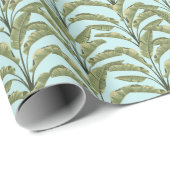  bananenbladeren: tropisch naadloos. cadeaupapier (Rol Hoek)