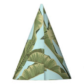 bananenbladeren: tropisch naadloos. feesthoedjes (Achterkant)