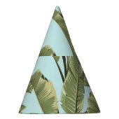 bananenbladeren: tropisch naadloos. feesthoedjes (Rechts)