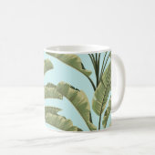  bananenbladeren: tropisch naadloos. koffiemok (Voorkant rechts)