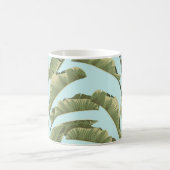  bananenbladeren: tropisch naadloos. koffiemok (Center)