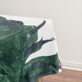 Bananenbladeren Waterverf tropische botanische pal Tafelkleed (Voorbeeld)