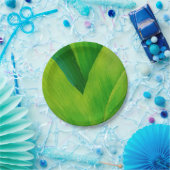 Bananenbladprint Papieren Bordje (Feest)