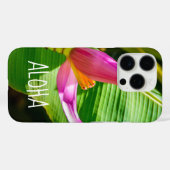 Bananenbloem, Limahuli-tuinen, Kauai, Hawaii Cas Case-Mate iPhone Case (Achterkant (horizontaal))