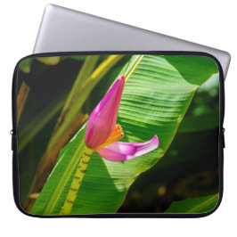 Bananenbloem, Limahuli tuinen, Kauai Wetsuit Laptop Sleeve