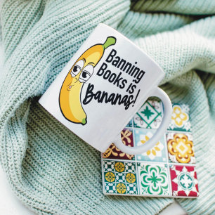 Bananenboeken verbieden koffiemok