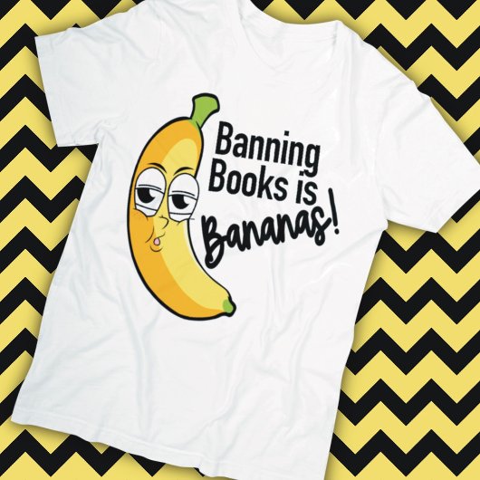 Bananenboeken verbieden t-shirt