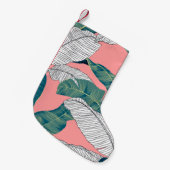 Bananenboom Botanisch: Helderrood Naadloos Kleine Kerstsok (Voorkant (Hangend))