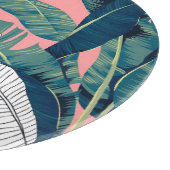 Bananenboom Botanisch: Helderrood Naadloos Snijplank (Hoek)