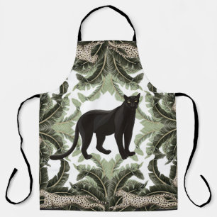Bananenboom Cheetah Tropisch patroon Schort