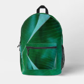 Bananenboom Close-up Afdrukken Gesneden naaizak Bedrukte Rugzak (Voorkant)