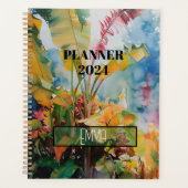 BANANENBOOM WATERVERF - PLANNER (Voorkant)