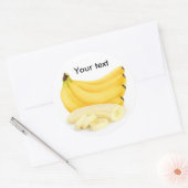 Bananenbos Ronde Sticker (Envelop)
