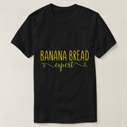 Bananenbrood Expert Grappig Ontwerp T-shirt (Design voorkant)