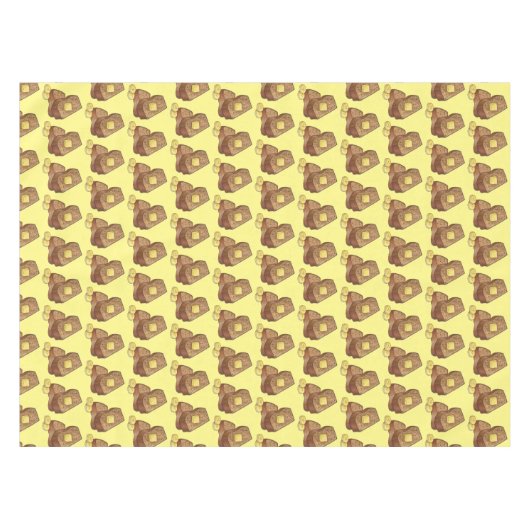 Bananenbrood met plakband bakkerbakkersverkoop tafelkleed (Voorkant (Horizontaal))