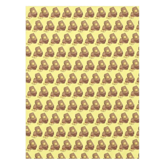 Bananenbrood met plakband bakkerbakkersverkoop tafelkleed (Voorkant)