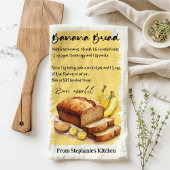 Bananenbrood recept gepersonaliseerd theedoek