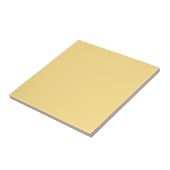 Bananencrème Solid Color | Klassiek Elegant Tegeltje (Zijkant)