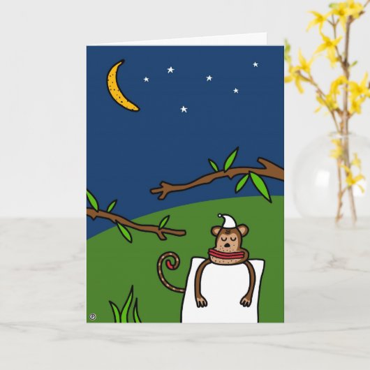 Bananendromen Kaart (Gele Bloem)