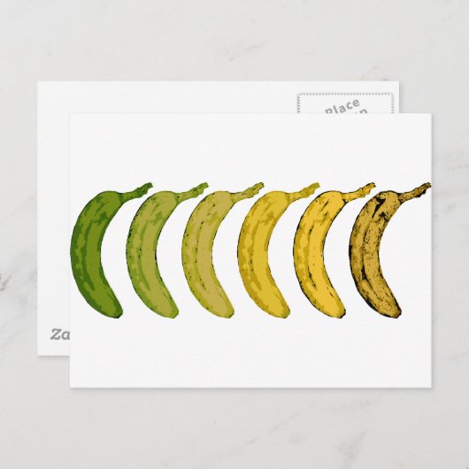 Bananenevolutie Briefkaart (Voorkant / Achterkant)
