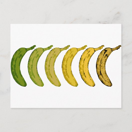 Bananenevolutie Briefkaart (Voorkant)