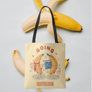 Bananenfeest Boodschappentas Tote Bag