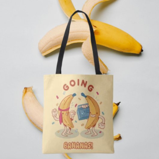 Bananenfeest Boodschappentas Tote Bag