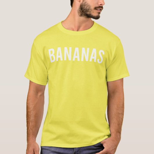 Bananenfruit Grappig Kostuum T-shirt (Voorkant)