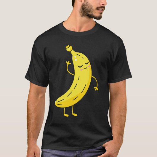 bananenfruit thema outfit t-shirt (Voorkant)