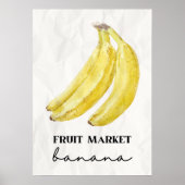 Bananenfruitmarkt Poster (Voorkant)