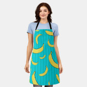 Bananenillustratie Schort (Gedragen)