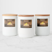 Bananenjam Productlabel 3"x2" Voedselcontainer Etiket (Flessen)