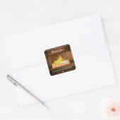 Bananenjam Sq Productlabel Vierkante Sticker (Envelop)