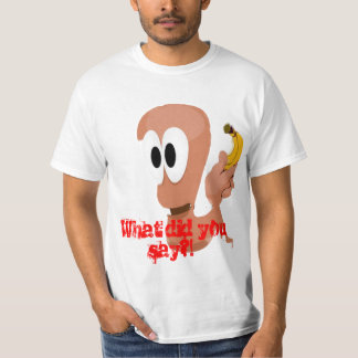 bananenjongen-worm-van-wormen-2992 exemplaar, wat  t-shirt