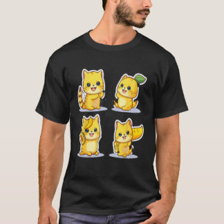 bananenkat, gelukkige bananenkat, schattige kat, g t-shirt