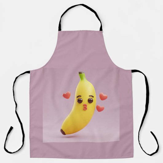 bananenliefde schort (Voorkant)
