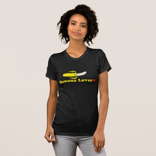 bananenliefhebber t-shirt (Voorkant volledig)