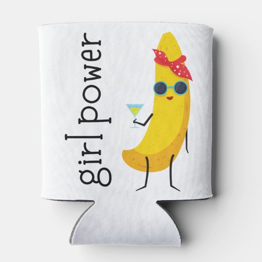 bananenmeisje blikjeskoeler (Achterkant)