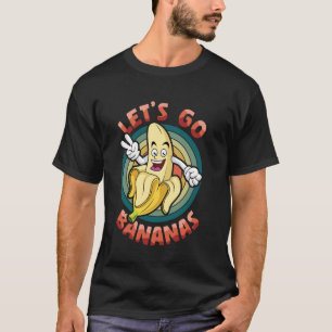 bananenmeme laat ons bananenvrede gaan t-shirt