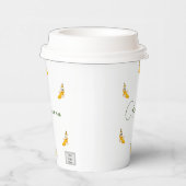 Bananenpapierkop Papieren Bekers (Rechts)