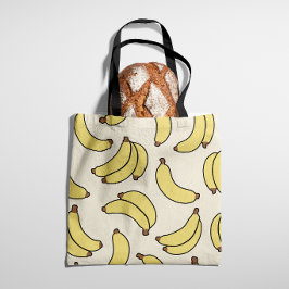 Bananenparade Boter Geel Tote Bag