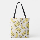 Bananenparade Boter Geel Tote Bag (Achterkant)