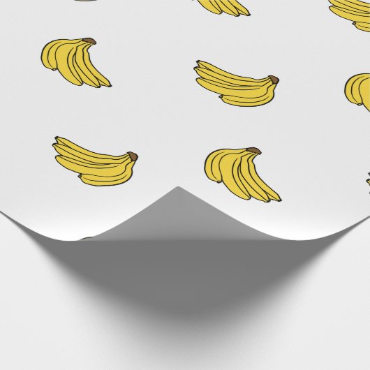 Bananenpatroon 1 cadeaupapier (Hoek)