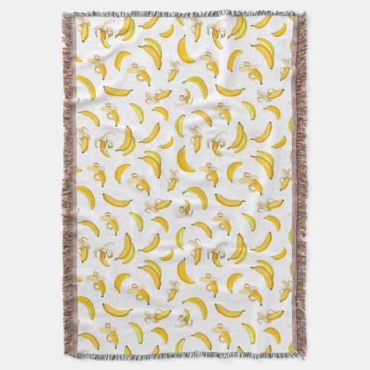 Bananenpatroon 4 deken (Voorkant Verticaal)