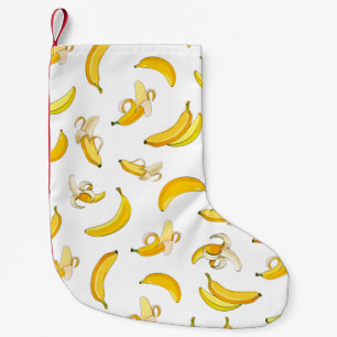 Bananenpatroon 4 kleine kerstsok