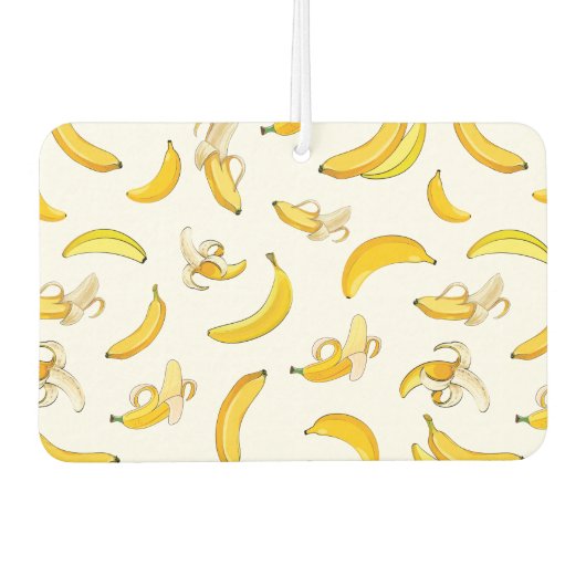 Bananenpatroon 4 luchtverfrisser (Voorkant)