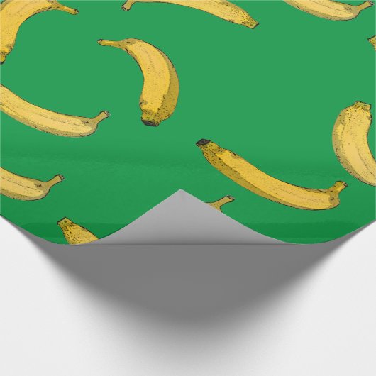 bananenpatroon cadeaupapier (Hoek)