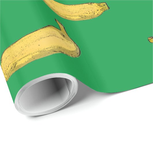 bananenpatroon cadeaupapier (Rol Hoek)