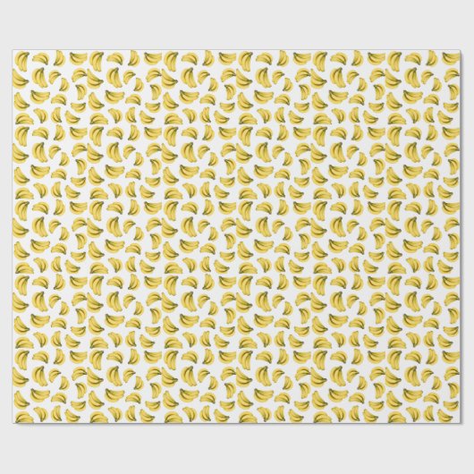 Bananenpatroon Cadeaupapier (Vlak)