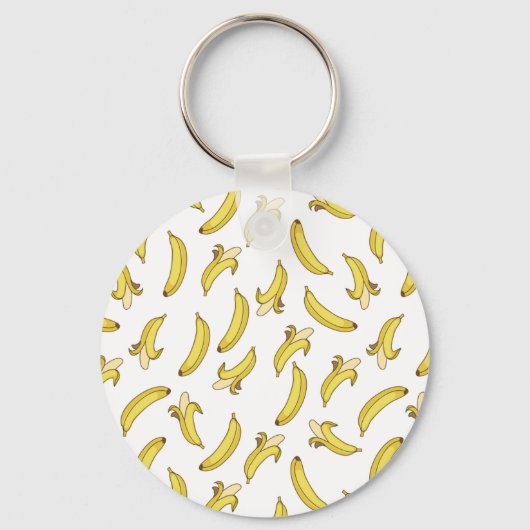 Bananenpatroon Gedrukte Sleutelhanger (Voorkant)